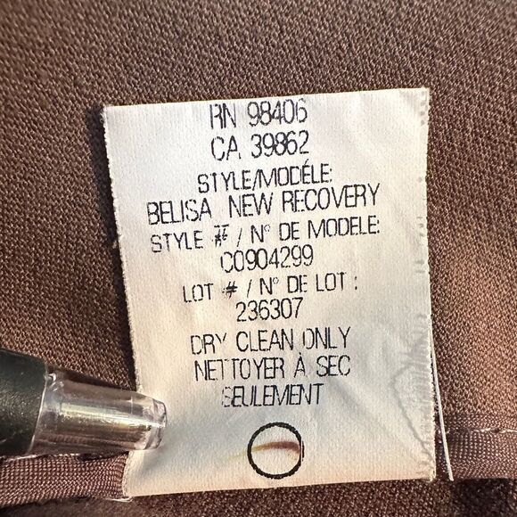 Theory Belisa Cropped New Recovery Trouser Pant Brown Size 12 - Picture 11 of 11